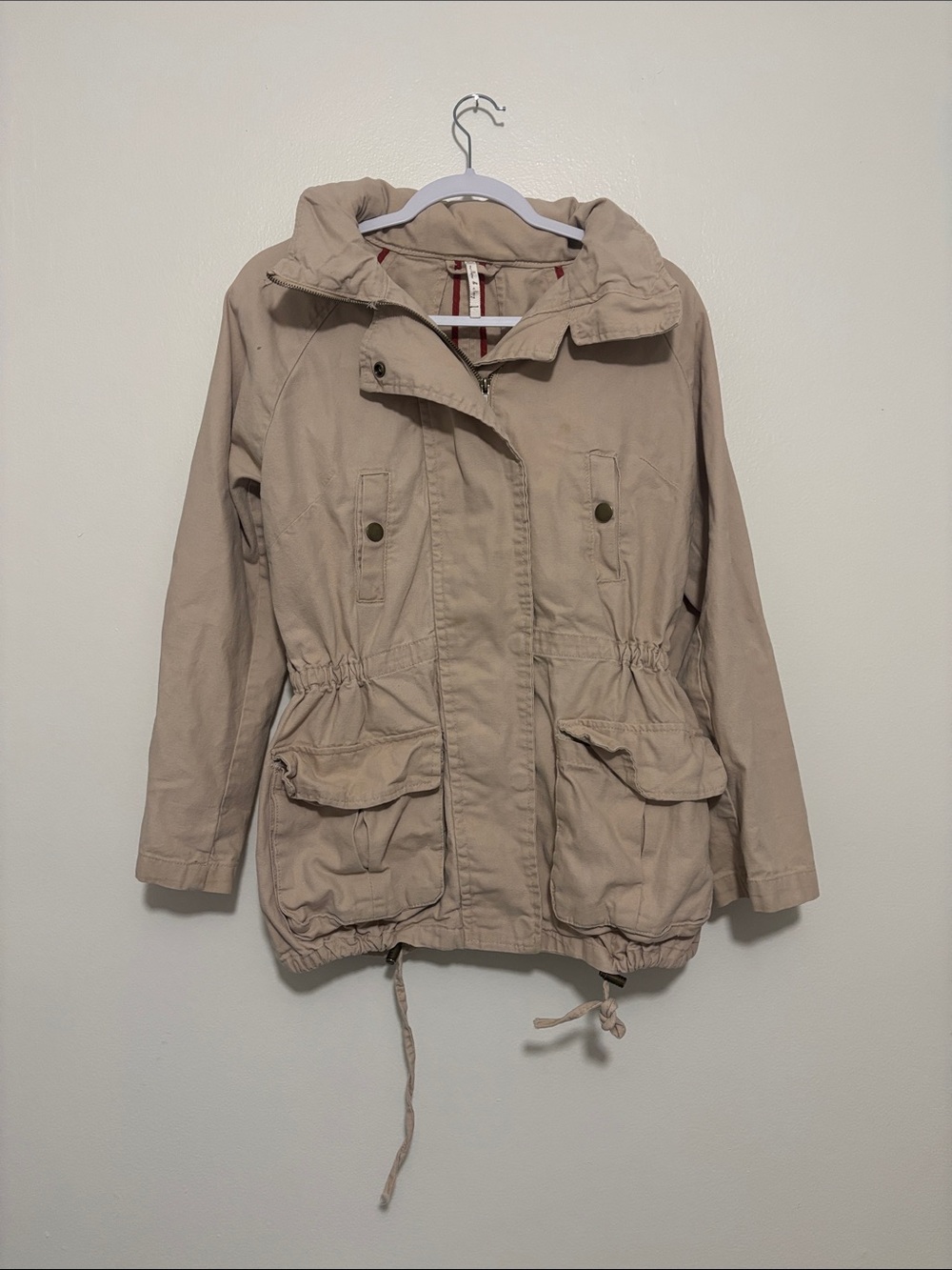Willow & Clay Sand Utility Jacket with Hood